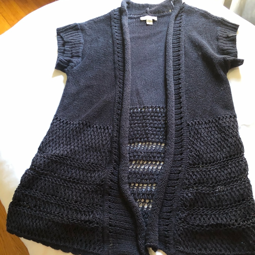 Coldwater Creek navy vest